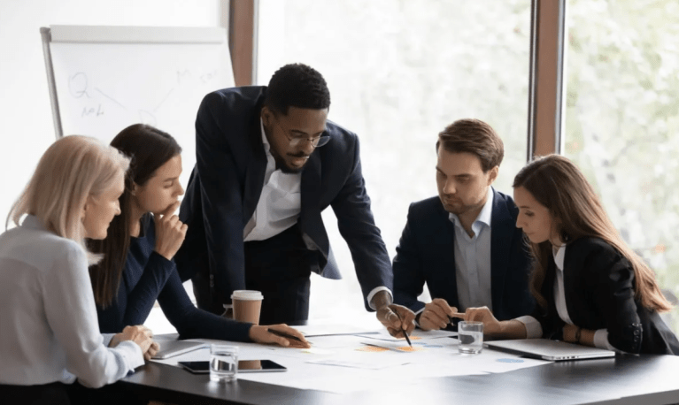 finance team meeting
